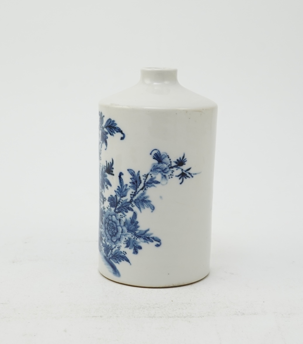 An unusual shape Chinese blue and white vase, 18th/19th century
